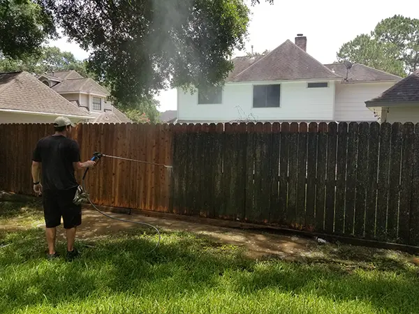 Fence cleaning