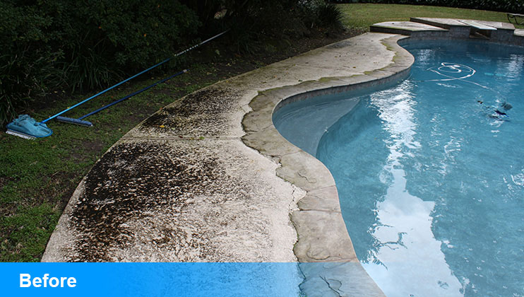 Before Power Washing