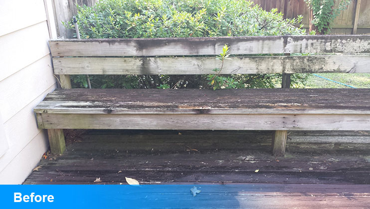 Before Power Washing