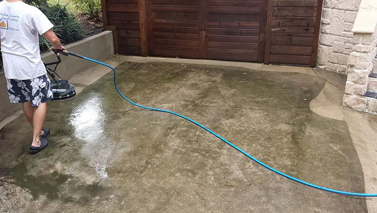 Cory concrete pressure washing